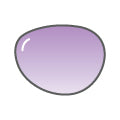 Single vision color-tints lens - purple