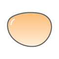 Single lens color-tints lens - orange